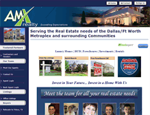 Tablet Screenshot of amxrealty.com